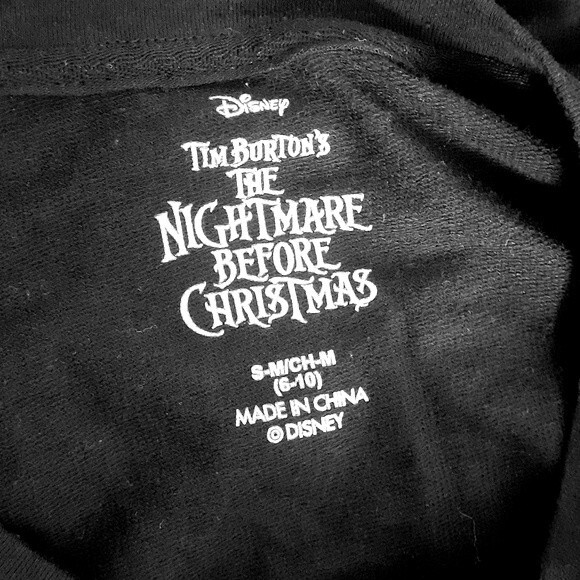 Disney's Tim Burton's Nightmare Before Christmas Skull Pocket Sleepwear Dress - Picture 9 of 10